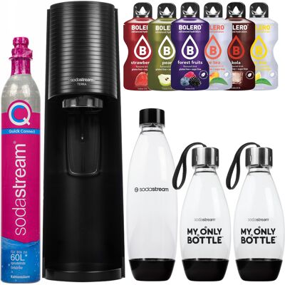 Saturator Sodastream Terra Mega Pack 2x Mob 0,5l + 1l + 6x Bolero Saturator Sodastream Terra Mega Pack 2x Mob 0,5l + 1l + 6x Bolero