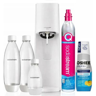 Saturator Wody Gazowanej Sodastream Terra Zestaw 3 Butelki Butla Co2 +syrop Saturator Wody Gazowanej Sodastream Terra Zestaw 3 Butelki Butla Co2 +syrop