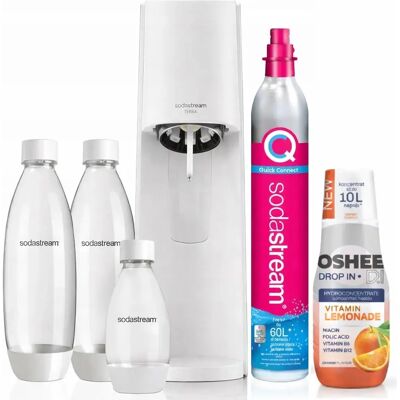 Saturator Wody Gazowanej Sodastream Terra Zestaw +3 Butelki Butla Co2 Syrop Saturator Wody Gazowanej Sodastream Terra Zestaw +3 Butelki Butla Co2 Syrop