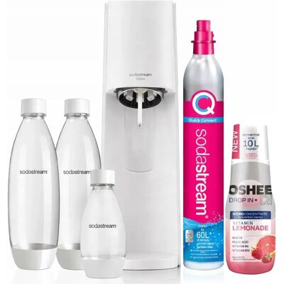 Saturator Wody Gazowanej Sodastream Terra Zestaw 3 Butelki +butla Co2 Syrop Saturator Wody Gazowanej Sodastream Terra Zestaw 3 Butelki +butla Co2 Syrop