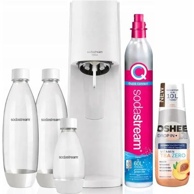 Saturator Wody Gazowanej Sodastream Terra Zestaw 3 Butelki Butla Co2 Syrop Saturator Wody Gazowanej Sodastream Terra Zestaw 3 Butelki Butla Co2 Syrop