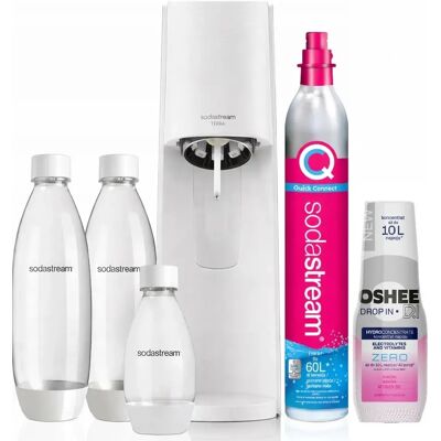 Saturator Wody Gazowanej Sodastream Terra Zestaw 3 Butelki Butla +co2 Syrop Saturator Wody Gazowanej Sodastream Terra Zestaw 3 Butelki Butla +co2 Syrop