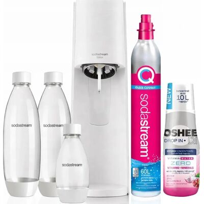 Saturator Wody Gazowanej Sodastream Terra Zestaw 3 Butelki Gaz Syrop Saturator Wody Gazowanej Sodastream Terra Zestaw 3 Butelki Gaz Syrop
