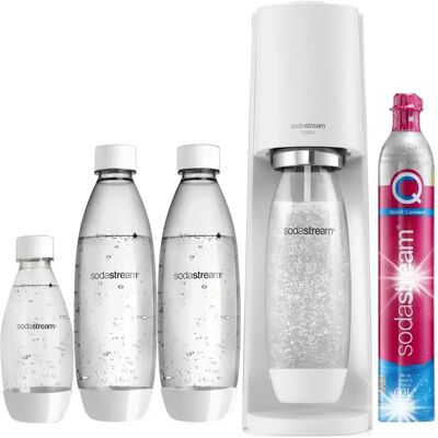 Sodastream Terra Saturator Do Wody Gazowanej Biały + 3 Butelki + Gaz Sodastream Terra Saturator Do Wody Gazowanej Biały + 3 Butelki + Gaz
