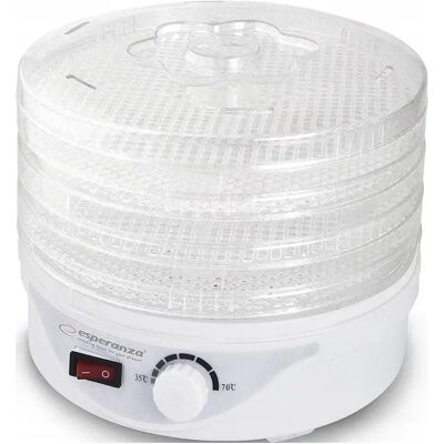 Esperanza Suszarka Do Suszenia Owoców Warzyw Grzybów Z Regulacja 250w 4 Sita Esperanza Suszarka Do Suszenia Owoców Warzyw Grzybów Z Regulacja 250w 4 Sita