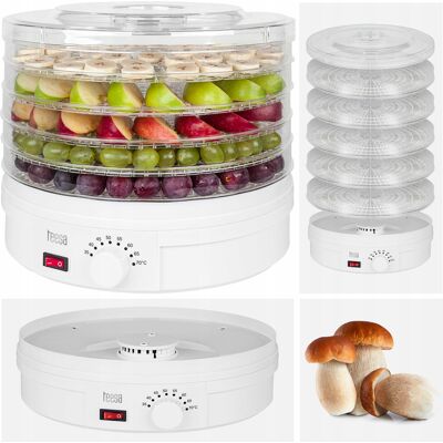 Inny producent Suszarka Spożywcza Do Grzybów Warzyw Owoców Ziół 250w Teesa Dehydrator Żywności, 5 Sit 32 Cm, Regulacja Temperatury, 8 Poziomów, Pojemność 5 Kg Inny producent Suszarka Spożywcza Do Grzybów Warzyw Owoców Ziół 250w Teesa Dehydrator Żywności, 5 Sit 32 Cm, Regulacja Temperatury, 8 Poziomów, Pojemność 5 Kg