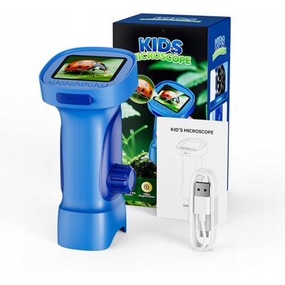 AMT MIKROSKOP CYFROWY PRZENOŚNY ZESTAW KIESZONKOWY LED 1000x USB HD DLA DZIECI AMT MIKROSKOP CYFROWY PRZENOŚNY ZESTAW KIESZONKOWY LED 1000x USB HD DLA DZIECI