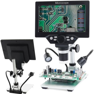 Techrebal Mikroskop Cyfrowy x1200 12MP HD LCD 1080p z podwójnym oświetleniem Techrebal Mikroskop Cyfrowy x1200 12MP HD LCD 1080p z podwójnym oświetleniem