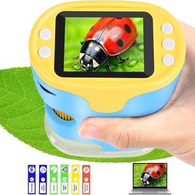 AMT Mikroskop dla Dzieci Edukacyjny Super Zestaw Prezent LED Naukowy Akcesoria AMT Mikroskop dla Dzieci Edukacyjny Super Zestaw Prezent LED Naukowy Akcesoria