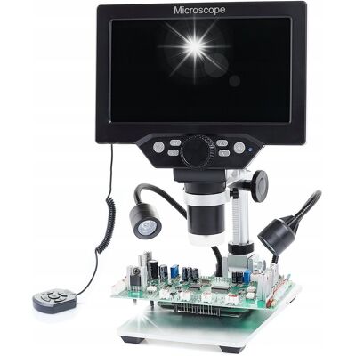 Inny producent MIKROSKOP DLA ELEKTRONIKA CYFROWY 1200X LCD HD 12MP 10X LED PILOT TECHREBAL Inny producent MIKROSKOP DLA ELEKTRONIKA CYFROWY 1200X LCD HD 12MP 10X LED PILOT TECHREBAL