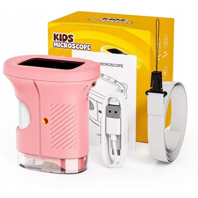 AMT PRZENOŚNY MIKROSKOP CYFROWY KIESZONKOWY EKRAN HD 2,4' CALE IPS 8 LED 1000X AMT PRZENOŚNY MIKROSKOP CYFROWY KIESZONKOWY EKRAN HD 2,4' CALE IPS 8 LED 1000X