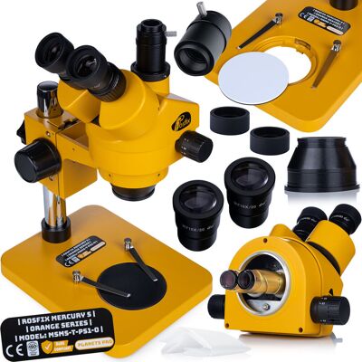 Inny producent Rosfix Mercury S MSMS-T-PS1-O – Mikroskop Trinokularowy 7-45x Optyka Greenough Ergonomiczna Konstrukcja Orange Series Inny producent Rosfix Mercury S MSMS-T-PS1-O – Mikroskop Trinokularowy 7-45x Optyka Greenough Ergonomiczna Konstrukcja Orange Series