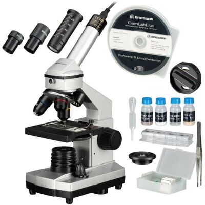 Bresser Mikroskop 40x-1024x Junior, Kamera Hd 1mp, Walizka Bresser Mikroskop 40x-1024x Junior, Kamera Hd 1mp, Walizka