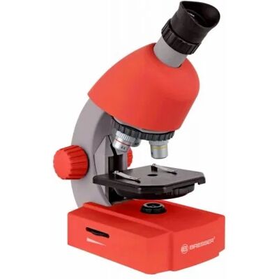 Bresser Mikroskop 40x-640x Junior Czerwony Bresser Mikroskop 40x-640x Junior Czerwony