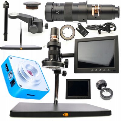 Inny producent Mikroskop Cyfrowy Do Lutowania Jubilerstwa + Kamera Wyświetlacz Oświetlacz Inny producent Mikroskop Cyfrowy Do Lutowania Jubilerstwa + Kamera Wyświetlacz Oświetlacz