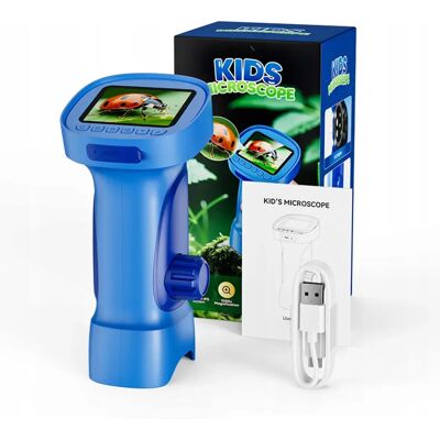 AMT Mikroskop Cyfrowy Przenośny Zestaw Kieszonkowy Led 1000x Usb Hd Dla Dzieci AMT Mikroskop Cyfrowy Przenośny Zestaw Kieszonkowy Led 1000x Usb Hd Dla Dzieci