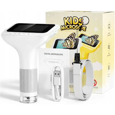 AMT Przenośny Mikroskop Cyfrowy Edukacyjny Duży Ekran Hd 3' Cale 8 Led AMT Przenośny Mikroskop Cyfrowy Edukacyjny Duży Ekran Hd 3' Cale 8 Led
