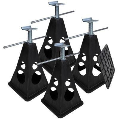 Proplus Podstawki Stabilizujące, 4 Szt., 750 Kg Proplus Podstawki Stabilizujące, 4 Szt., 750 Kg
