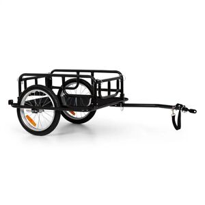 KLARFIT OX, przyczepka transportowa 40 kg / przyczepka rowerowa 65 l, opony 16" x 1,75”, czarna