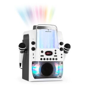 Auna Kara Liquida BT Zestaw karaoke show świetlne fontanna Bluetooth biały/szary