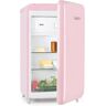 Klarstein PopArt Pink retro lodówka E, 118 l / 13 l komora zamrażarki, różowa