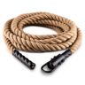 Capital Sports Power Rope H4, lina do ćwiczeń siłowych z haczykami, 4 m, 3,8 cm, konopie