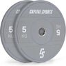 Capital Sports Nipton 2021, obciążenia, 2 x 5 kg,54 mm, twarda guma