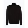 März Męski sweter z wełny merino Mężczyźni Wełna merino czarny jednolity, 52 - Size: 52