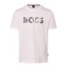 Boss Koszulka męska - Thompson 15 Mężczyźni Bawełna biały nadruk, M - Size: M