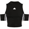 Adidas Sportswear Top damski Kobiety czarny jednolity, L - Size: L