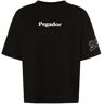 PEGADOR T-shirt damski Kobiety Bawełna czarny nadruk, L - Size: L