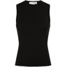 Selected Femme Damski top z dzianiny - SLFLydia Kobiety drobna dzianina czarny jednolity, M - Size: M