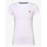 Guess T-shirt damski Kobiety Bawełna biały nadruk, S - Size: S