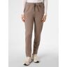 Fynch-Hatton Damskie spodnie z dżerseju Kobiety Bawełna szary brązowy jednolity, M - Size: M