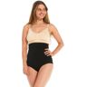 MAGIC Bodyfashion Damskie figi modelujące Comfort Waistnipper Brief Kobiety Sztuczne włókno czarny jednolity, M - Size: M