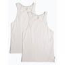 Calvin Klein Podkoszulki pakowane po 2 sztuki Mężczyźni Bawełna biały jednolity, L - Size: L
