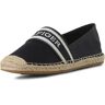 Tommy Hilfiger Damskie espadryle Kobiety Tekstylia niebieski jednolity, 37 - Size: 37