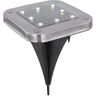 Globo 33414Q-2 lampa solarna zewnętrzna IP44 8x0,01W LED czarna