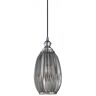 Italux Rodez PND-8002-1B-GR Lampa wisząca zwis 1x60W E27, chrom/szary dymiony