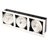 MAXlight Matrix H0061 Oczko lampa oprawa wpuszczana downlight 3x50W GU5.3 12V AR111 białe - wysyłka w 24h