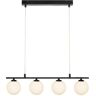 Markslojd Quattro 107574 Lampa wisząca zwis oprawa 4x28W G9 czarna