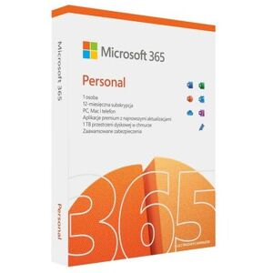Microsoft Oprogramowanie Microsoft 365 Personal PL - licencja na rok