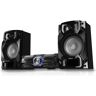 Panasonic SC-AKX520 mini system Power Audio (Bluetooth, D.Bass Beat, AIRQUAKE BASS, superwoofer 20cm, MAX Juke, Local Preset EQ, karaoke), czarny