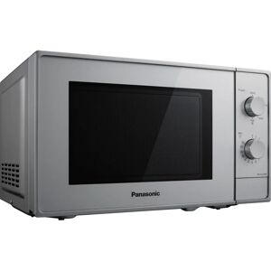Panasonic NN-E22 kuchenka mikrofalowa (20l, 800W, 5 ustawień mocy, obsługa za pomocą 2 pokręteł, szklany talerz obrotowy o średnicy 255mm), srebrna