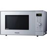 Panasonic NN-GD36 inwerterowa kuchenka mikrofalowa z grillem (23l, 1000W, 18 programów, naczynie Steam+ Pan, szybkie gotowanie), srebrna