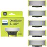 Philips OneBlade 5 x Wymienne ostrze OneBlade