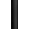 marbet Panel lamelowy na filcowym podkładzie WOODLINE 2700x300 czarny, tło czarny mat