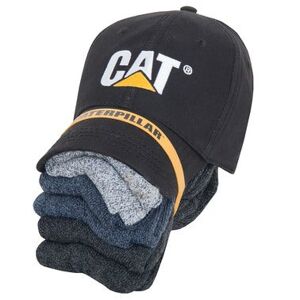 CAT Zestaw czapka z daszkiem i skarpetki 6 par 1490005-901 CAT