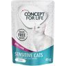 Concept for Life Sensitive Cats w galarecie, jagnięcina - bez zbóż - 48 x 85 g