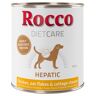 Rocco Diet Care Hepatic, kurczak z płatkami owsianymi i twarogiem - 24 x 800 g